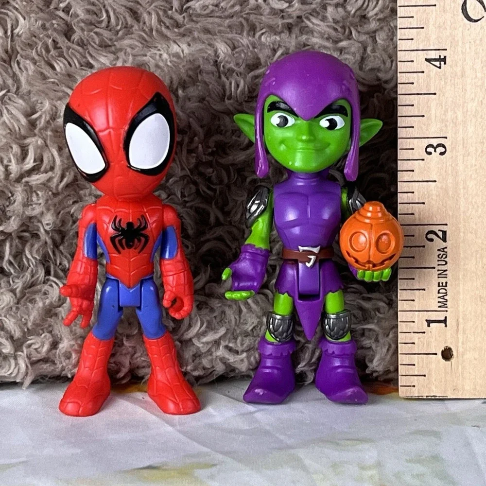 Hasbro Marvel Spidey and His Amazing Friends SPIDERMAN GREEN GOBLIN Toy Figures